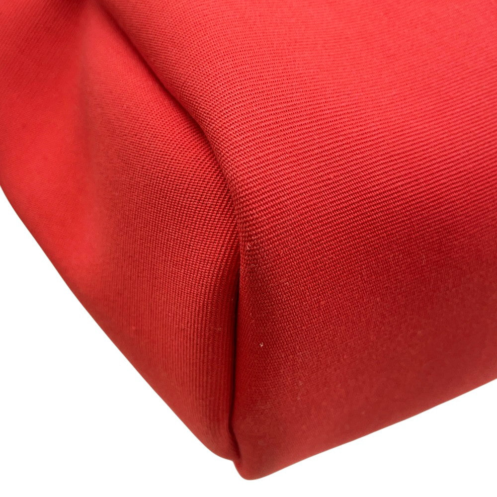 HERMES Herbag zip RougeSellier Toile Officier Box Calf Leather Size PM