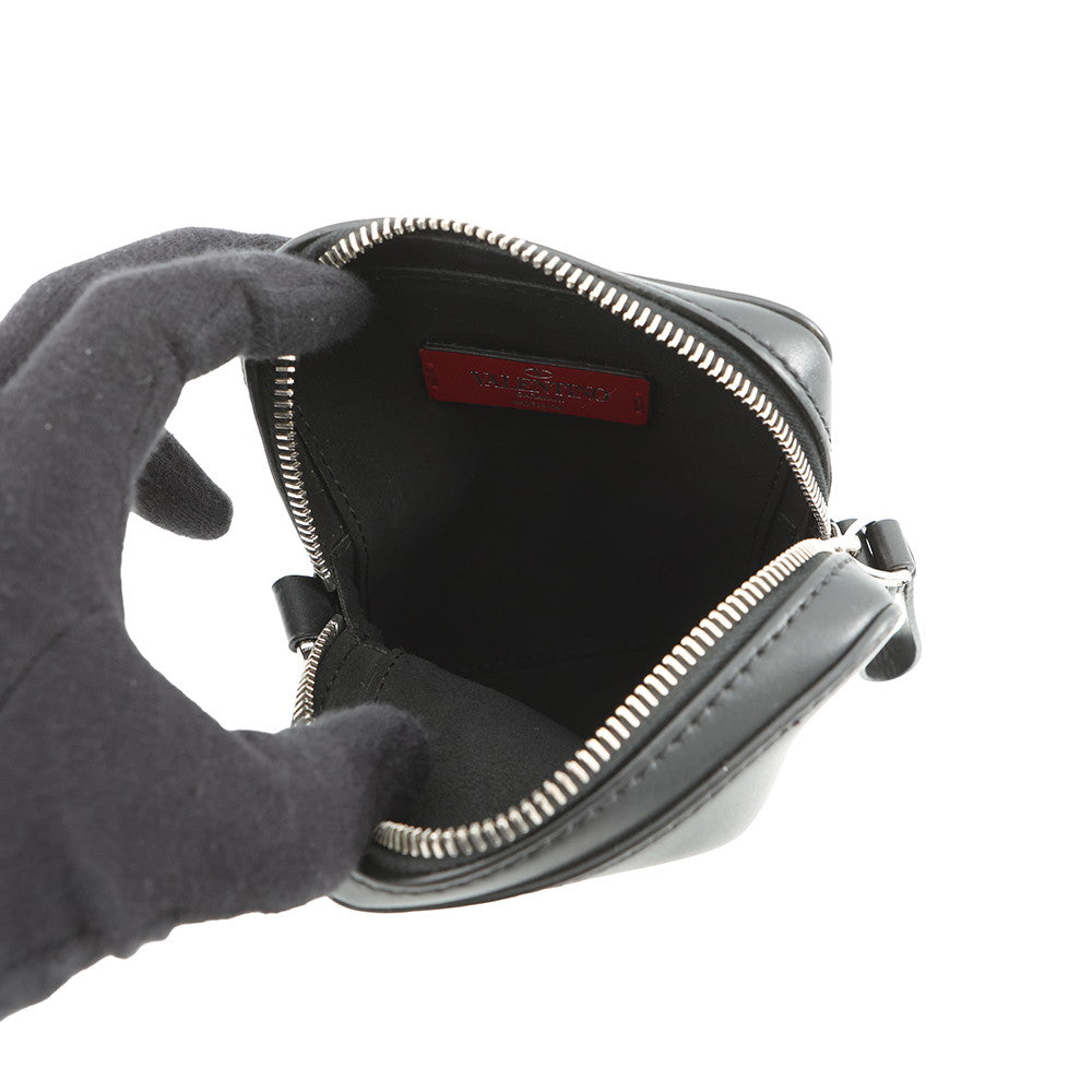 Valentino Garavani Logo Shoulder Bag Black3Y2B0943WJW Leather