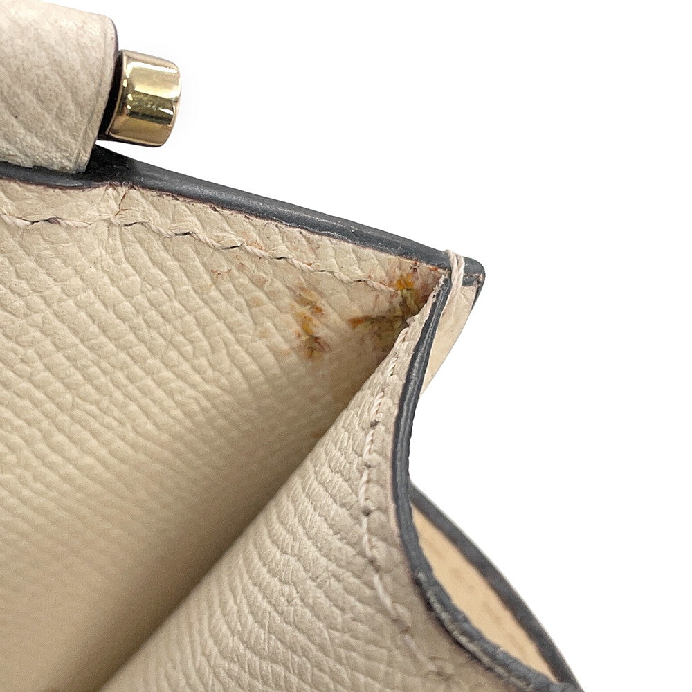 Valextra Valextra B Cube Shoulder Bag Ivory Leather