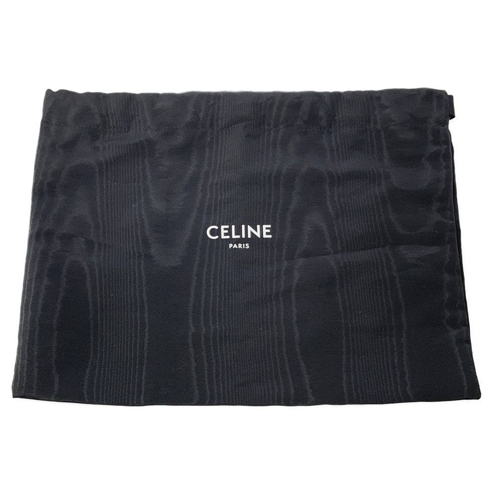 CELINE Vertical Cabas 2-way Tote Natural/Tan193302 Canvas Leather Size Mini