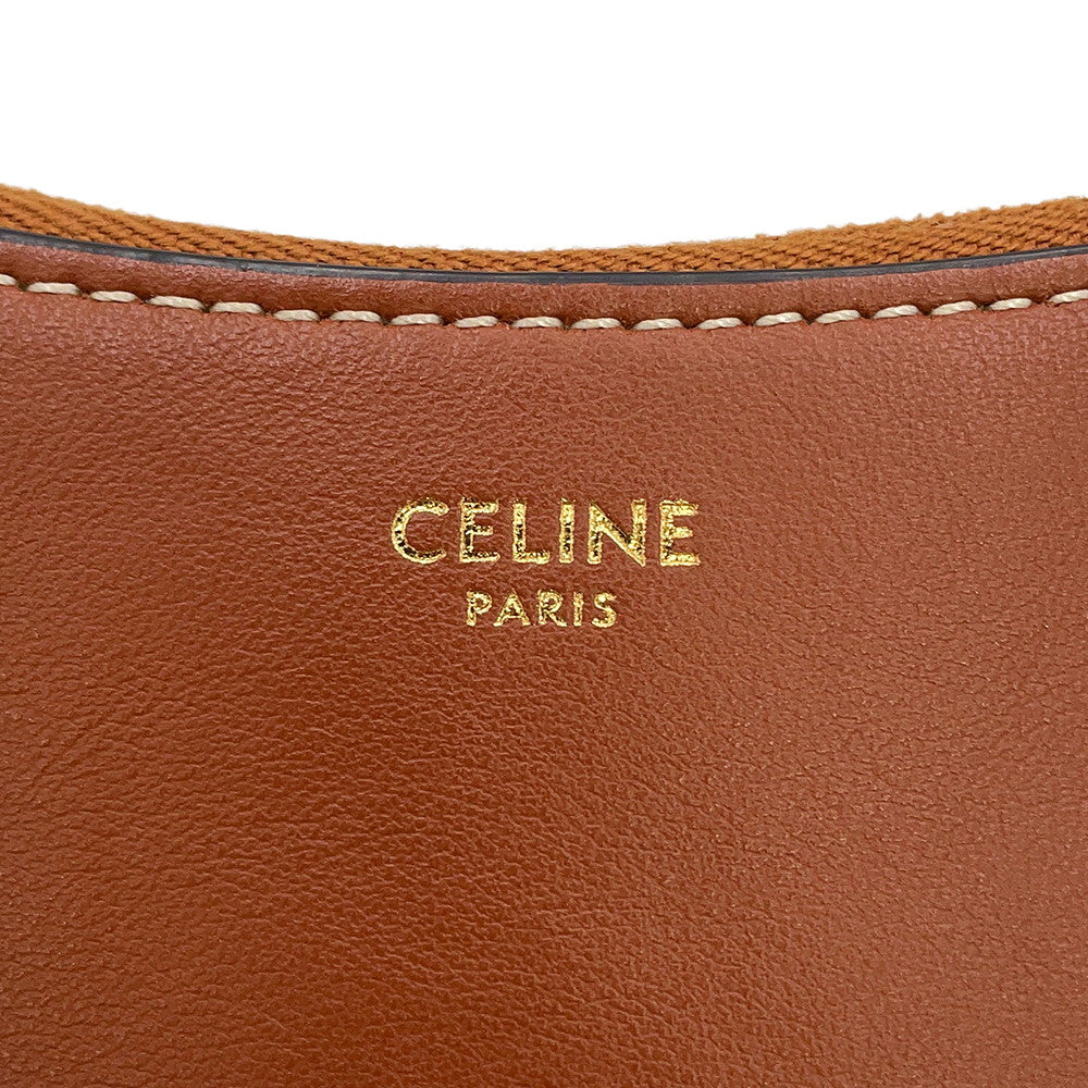 CELINE AVA One Shoulder Bag Tan196923 Leather Size Medium