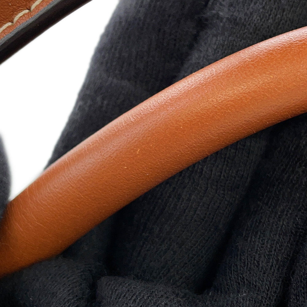 CELINE Vertical hippopotamus Tan191542 PVC Leather Size Small