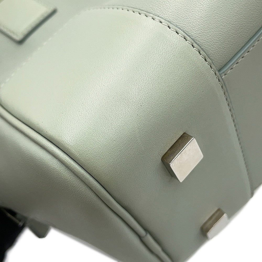 LOEWE Amazona Square 2-way Bag Light GreenA039N10X03 Calf Leather Size 19