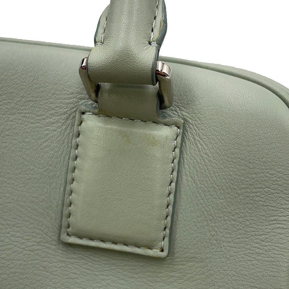 LOEWE Amazona Square 2-way Bag Light GreenA039N10X03 Calf Leather Size 19