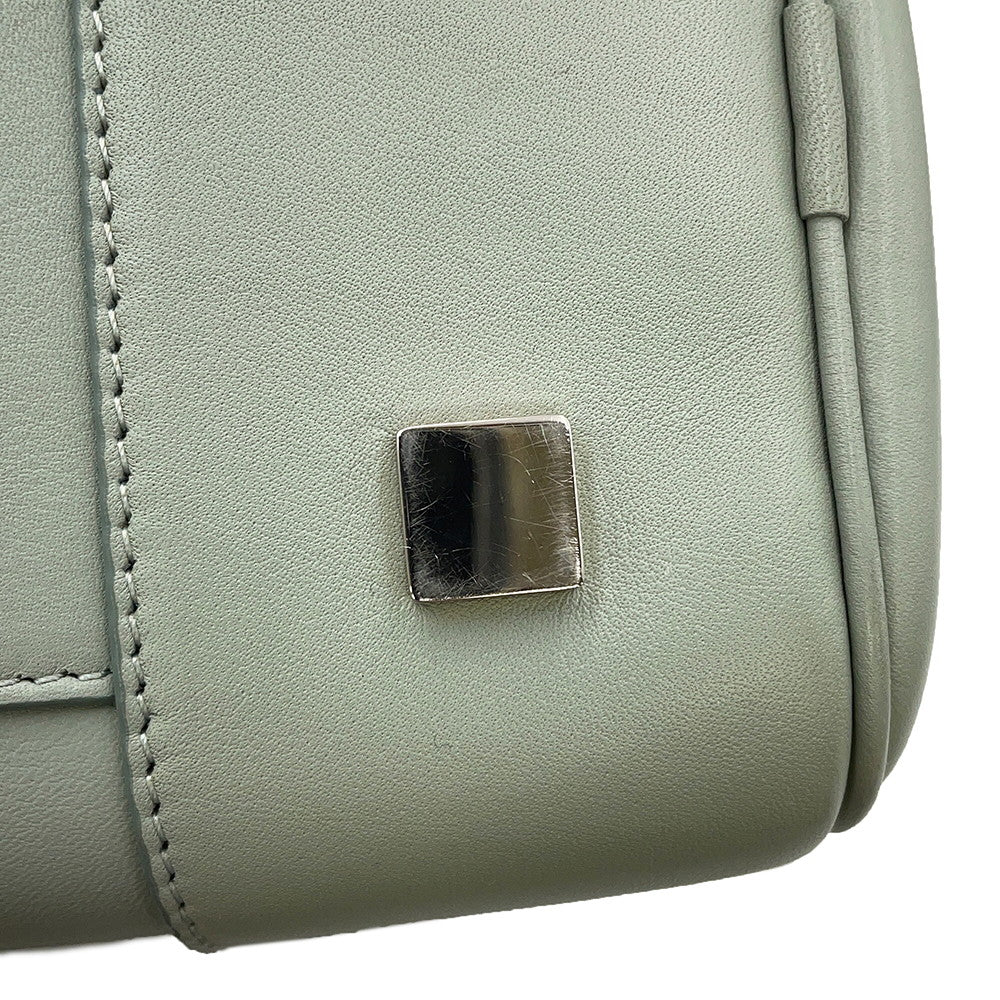 LOEWE Amazona Square 2-way Bag Light GreenA039N10X03 Calf Leather Size 19