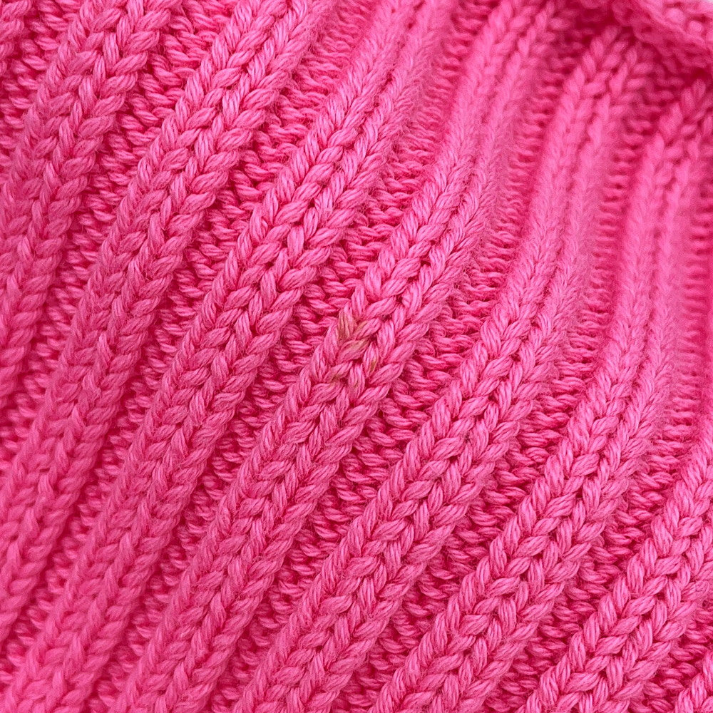 BALENCIAGA Logo Oversized Knit Size XS Pink583089 Cotton100%