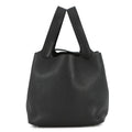 HERMES Picotin Lock Black Taurillon Clemence Size MM