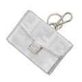 FENDI Nano Bucket Bag Charm Silver/Black7AS206 Leather