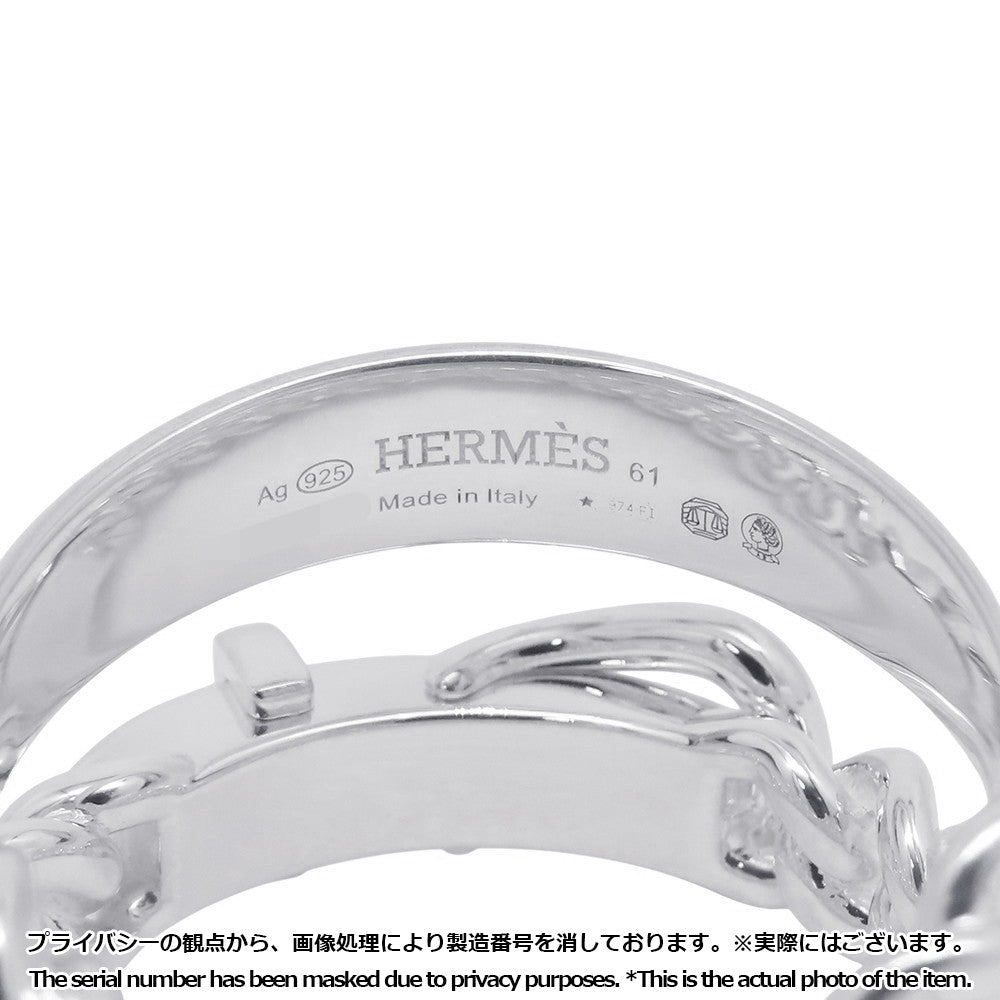 HERMES BoucleSellier Inflexible Ring Size 61/#21 SV925