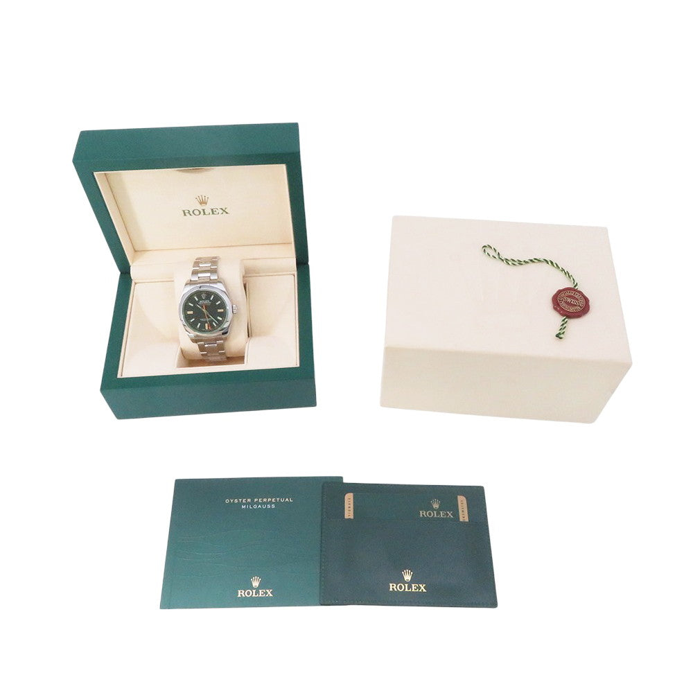 ROLEX Milgauss W40mm Stainless Steel Black Dial116400GV
