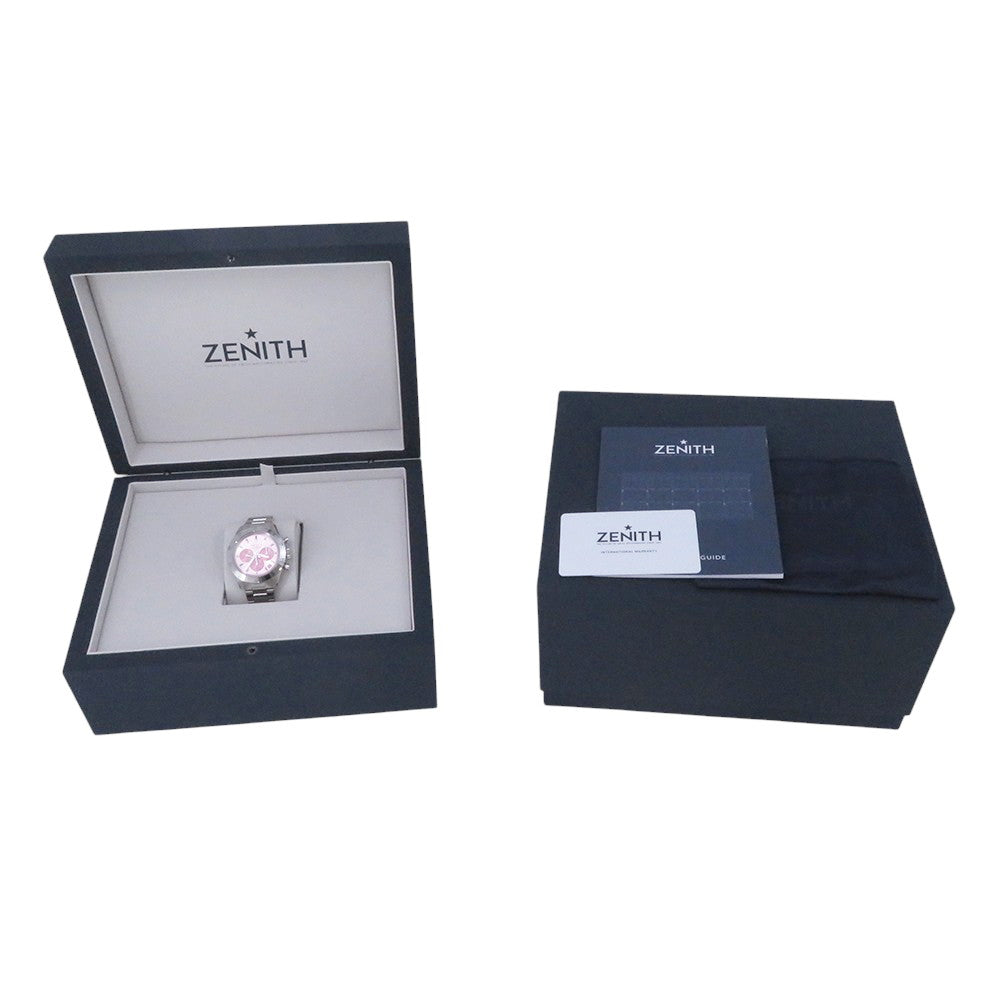 ZENITH Chronomaster Sports Limited Edition of 500 pieces W41mm Stainless Steel Pink Dial03.3109.3600/18.M3100