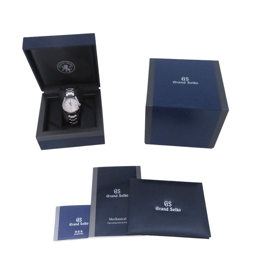 SEIKO Grand SEIKO Mechanical Hi-Beat GMT W40mm Stainless Steel Silver DialSBGJ201