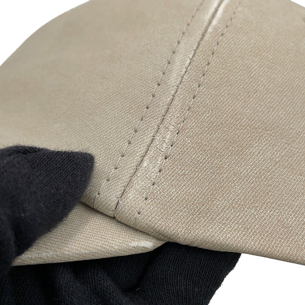 Bottega Veneta Flannel print cap Size M Beige739329 Nubuck Leather