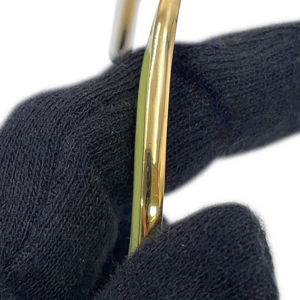 Bottega Veneta Curved Cuff Bracelet Size L Green/Lime741013 Ag925 Enamel