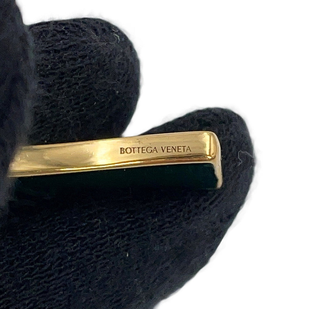Bottega Veneta Curved Cuff Bracelet Size L Green/Lime741013 Ag925 Enamel
