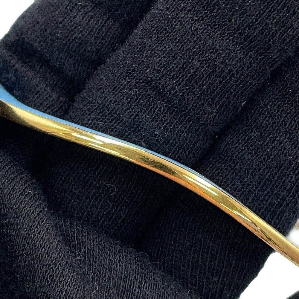 Bottega Veneta Curved Cuff Bracelet Size M Light Blue/Parakeet741013 Ag925 Enamel