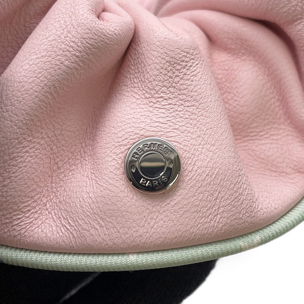 HERMES Claudia Rose Sakura Lambskin Silk