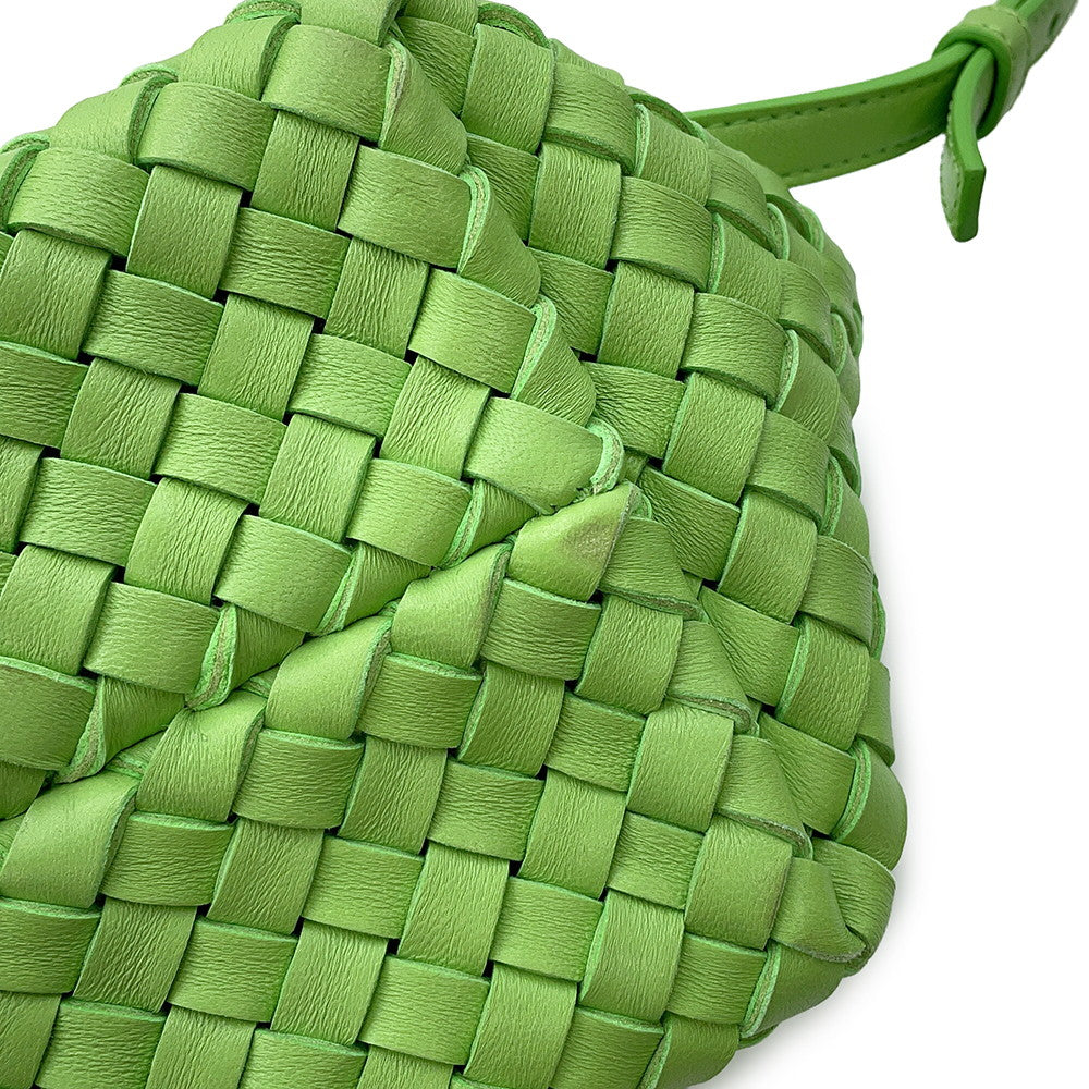Bottega Veneta INTRECCIATO Mini Cabas 2WAYBag Green709464 Lambskin