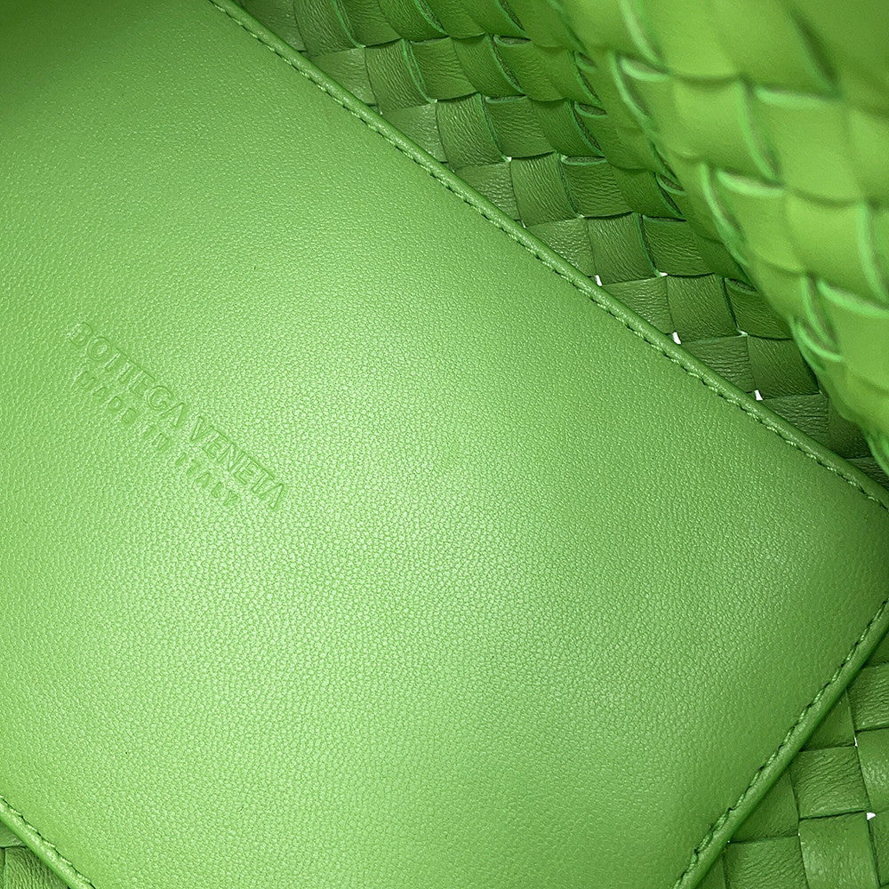 Bottega Veneta INTRECCIATO Mini Cabas 2WAYBag Green709464 Lambskin