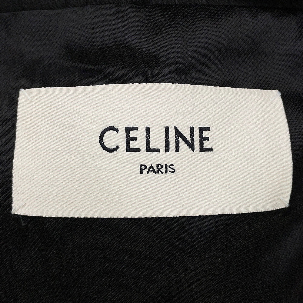 CELINE Cashmere tuxedo coat Size 34 Black2M02B6700 Cashmere100%