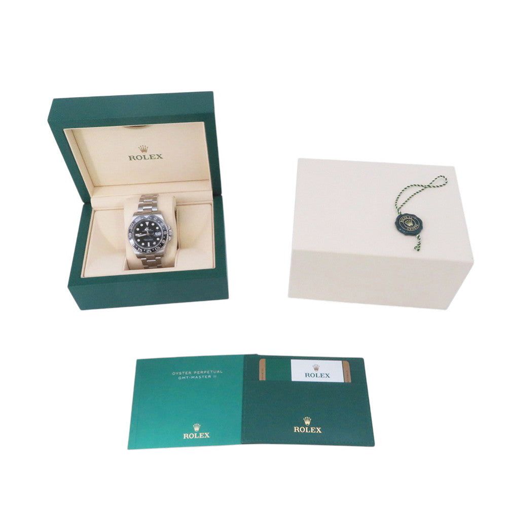 ROLEX GMT MasterII W40mm Stainless Steel Black Dial116710LN
