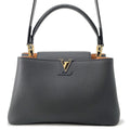 LOUIS VUITTON Capucines Souple Noir/BrownM14370 Calf Leather Size MM