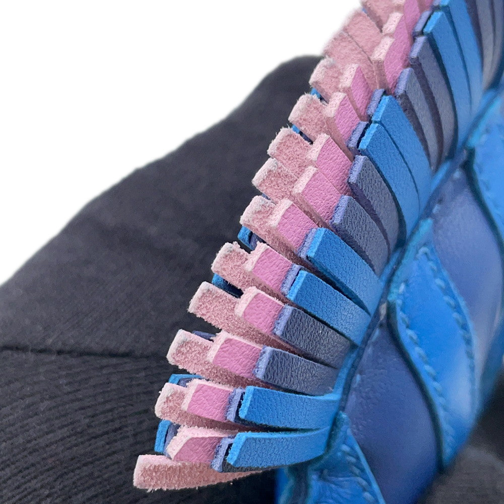 HERMES Gee Gee Savannah Blue Saphir/Blue France/Mauve Sylvestre Lambskin
