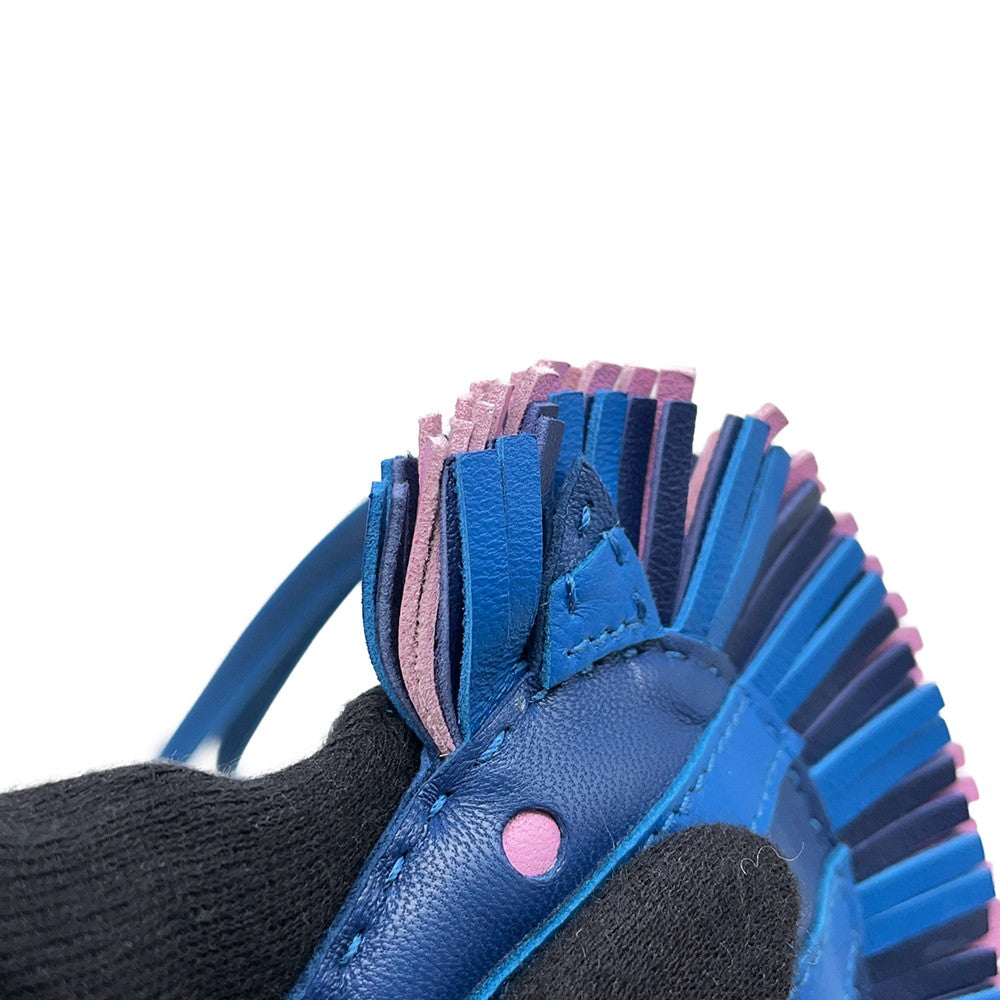 HERMES Gee Gee Savannah Blue Saphir/Blue France/Mauve Sylvestre Lambskin