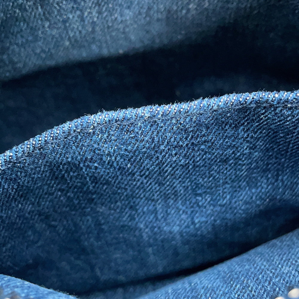 MIUMIU Matelasse 2-Way Bag Blue5BH211 Denim