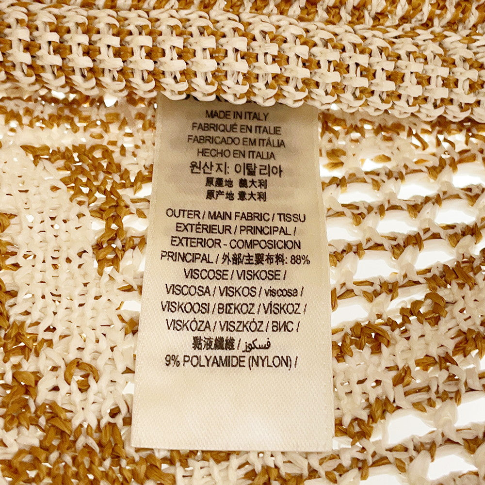 BURBERRY EKD Crochet Bag White/Brown8109266 Viscose