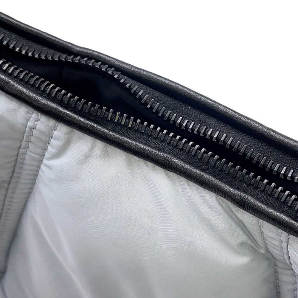 MONCLER Hobo Blanket Small Light Blue/Black Nylon