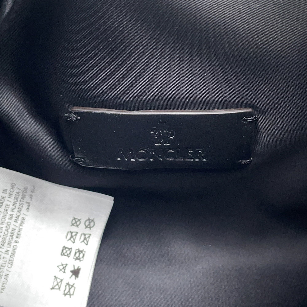 MONCLER Hobo Blanket Small Light Blue/Black Nylon