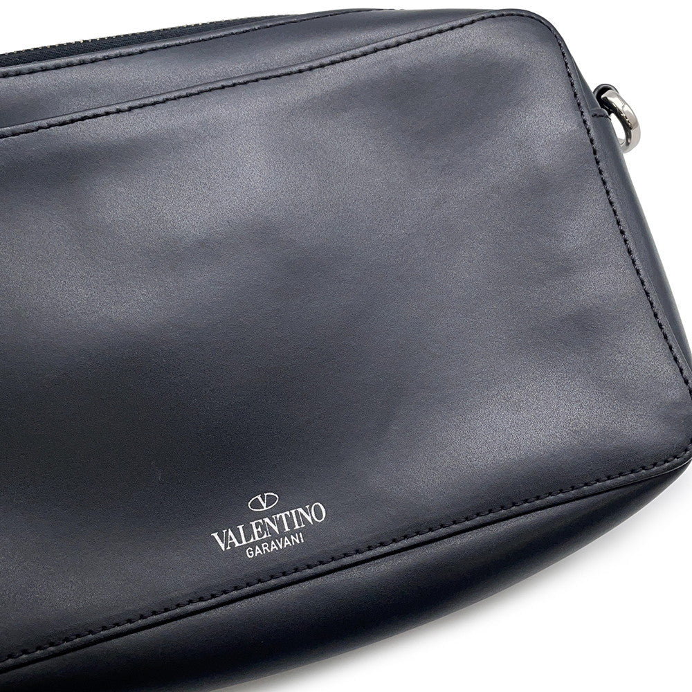 Valentino Garavani VLTNLogo Shoulder Bag Black4Y2B0704WJW Leather