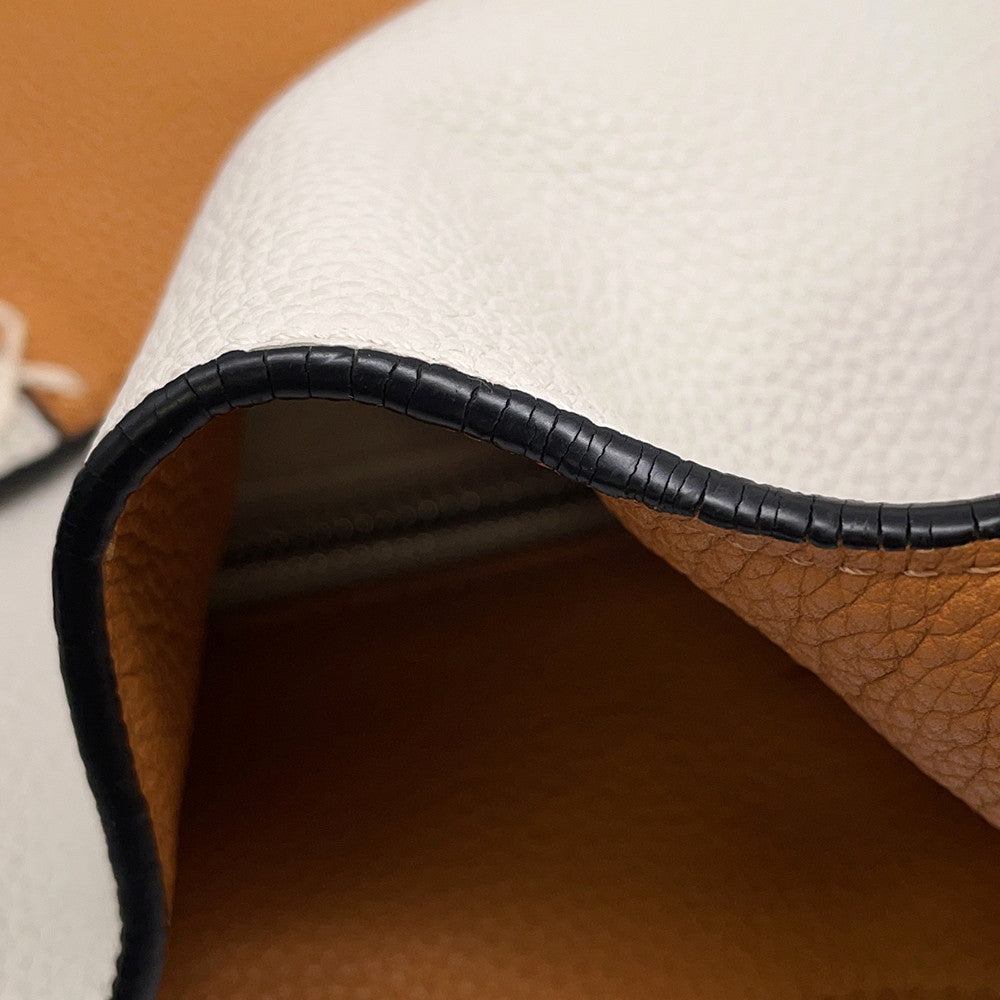 LOEWE 2WAYBag Ivory/Brown321.12BT22 Leather