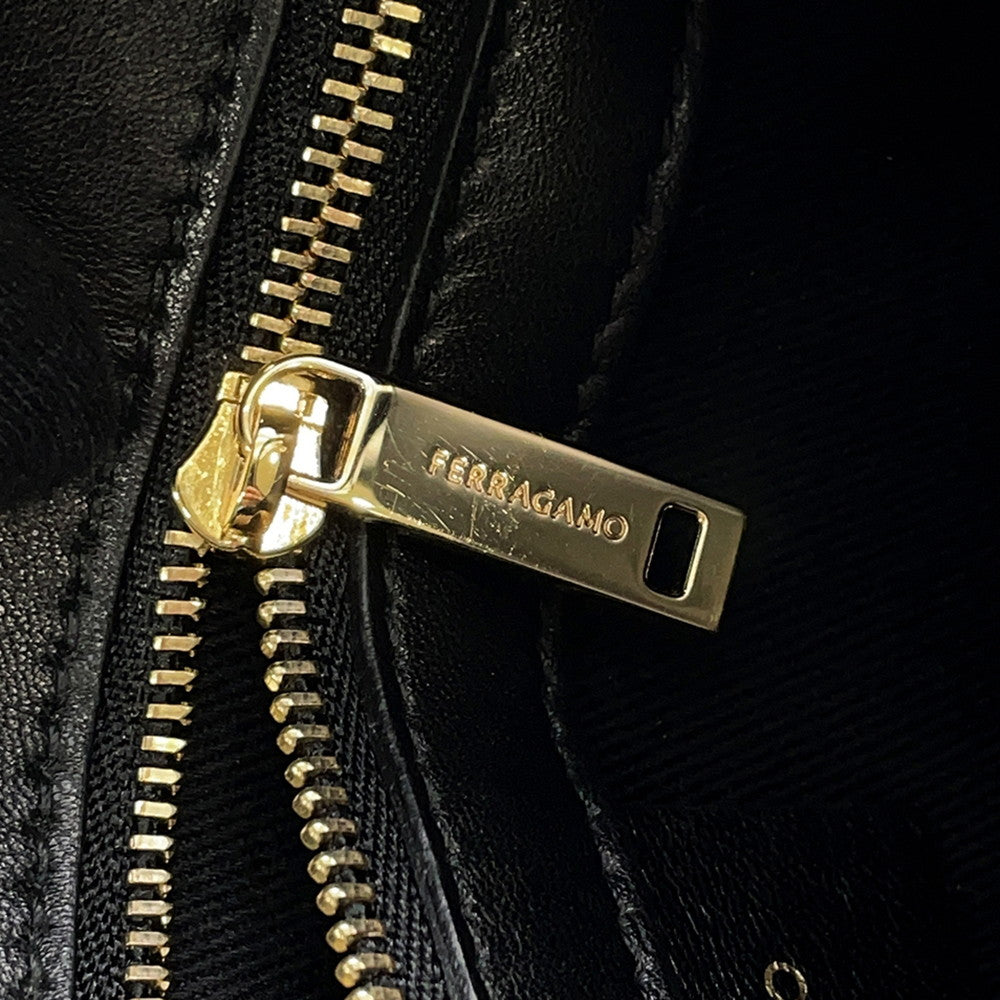 Ferragamo Tote Bag Black214988 Fabric