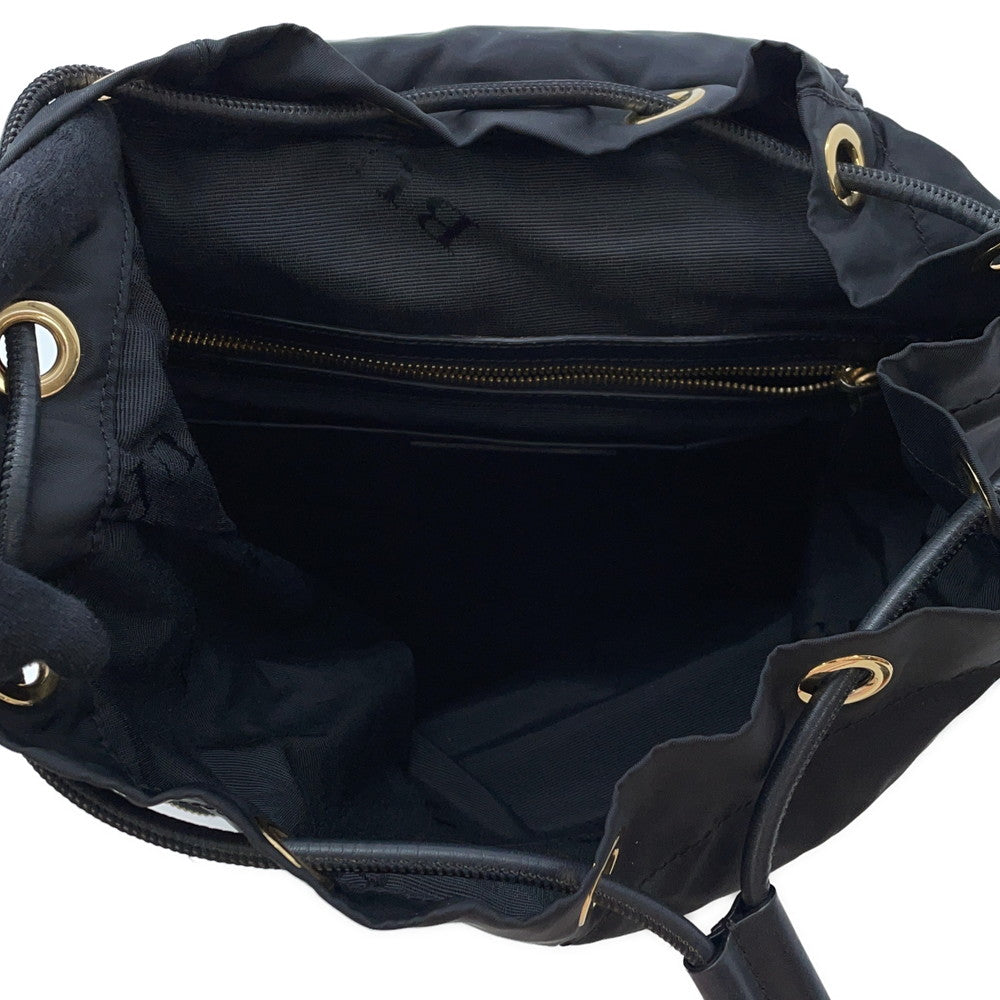 BURBERRY Logo Backpack Black4033282 Nylon Leather