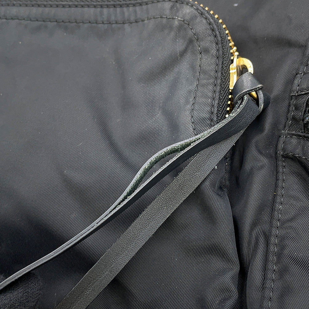 BURBERRY Logo Backpack Black4033282 Nylon Leather