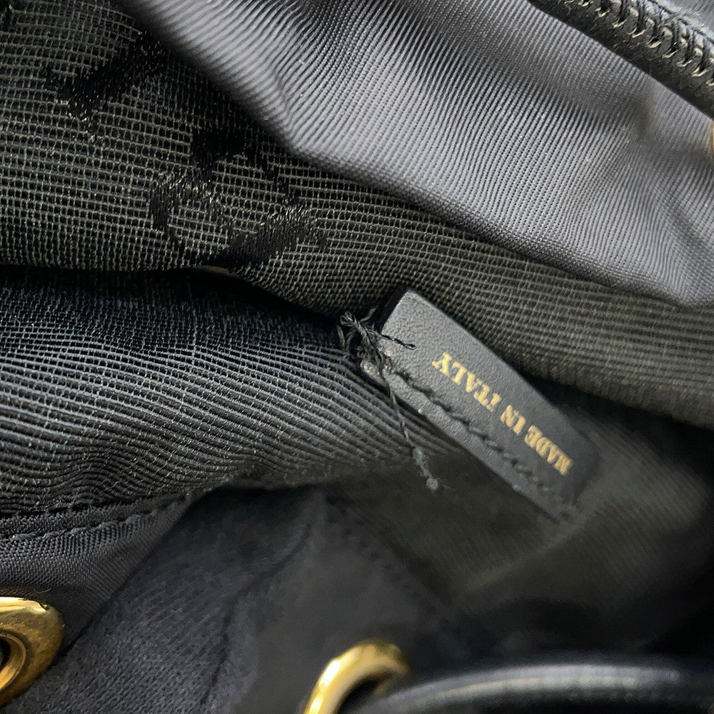 BURBERRY Logo Backpack Black4033282 Nylon Leather
