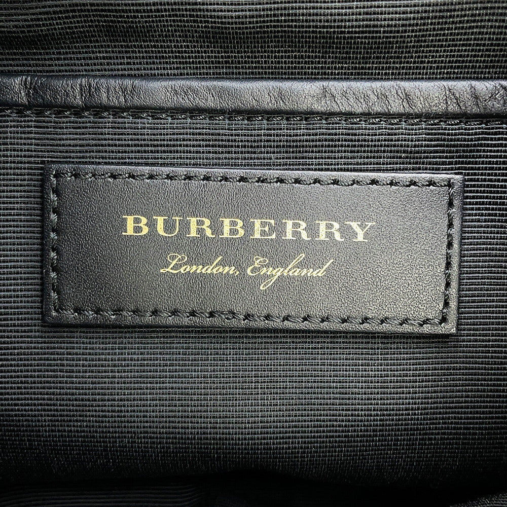 BURBERRY Logo Backpack Black4033282 Nylon Leather