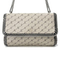 Stella McCartney Falabella Logo ChainShoulder Bag Beige455128 Canvas