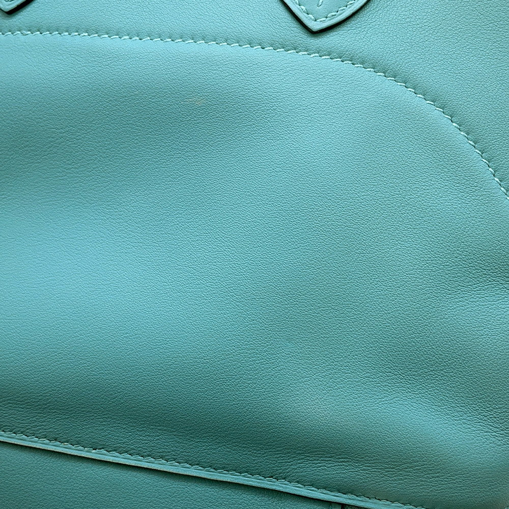 HERMES Bolide Sucre Blue Atoll Swift Leather