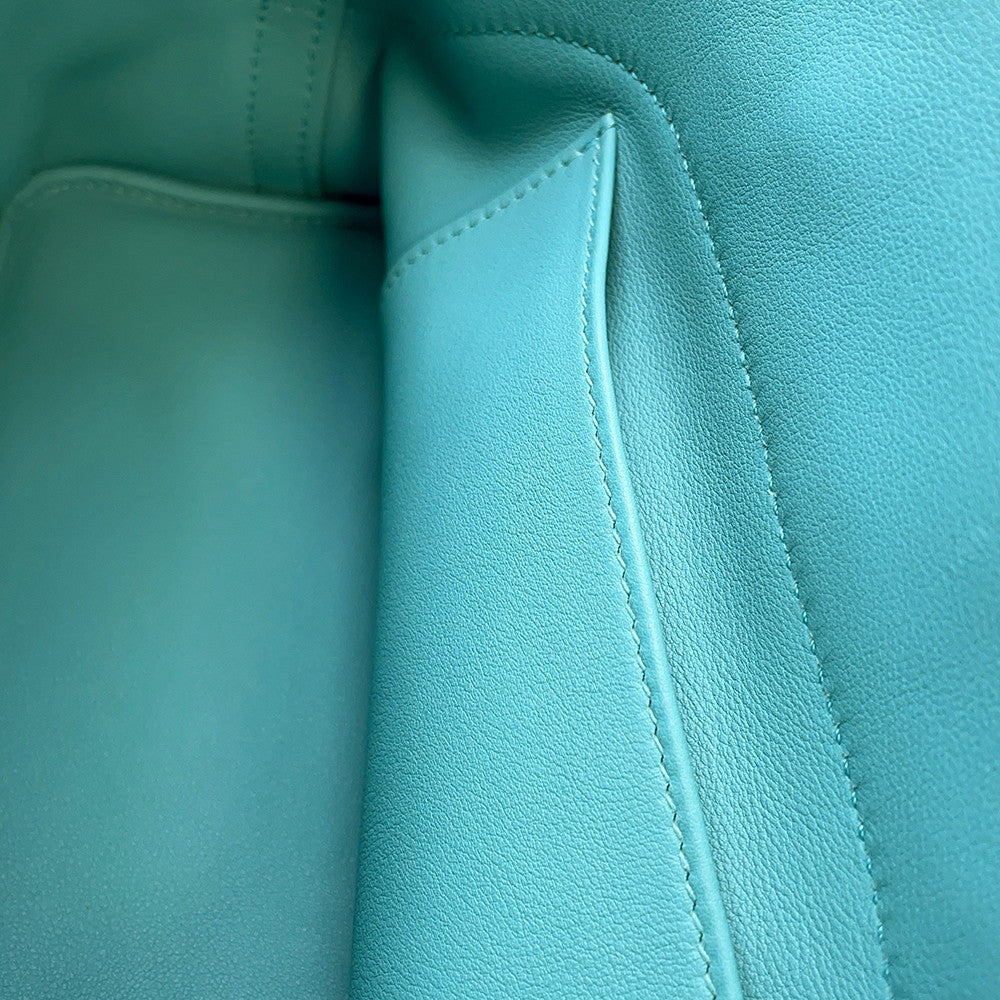 HERMES Bolide Sucre Blue Atoll Swift Leather