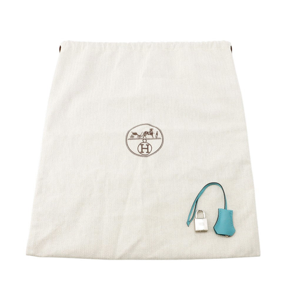 HERMES Bolide Sucre Blue Atoll Swift Leather