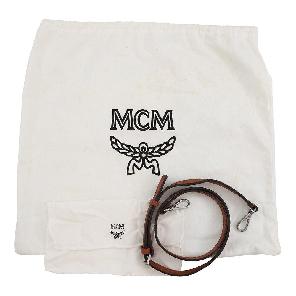 MCM Logo 2WAY Shoulder Bag BrownMWH6ASR01NE001 Leather
