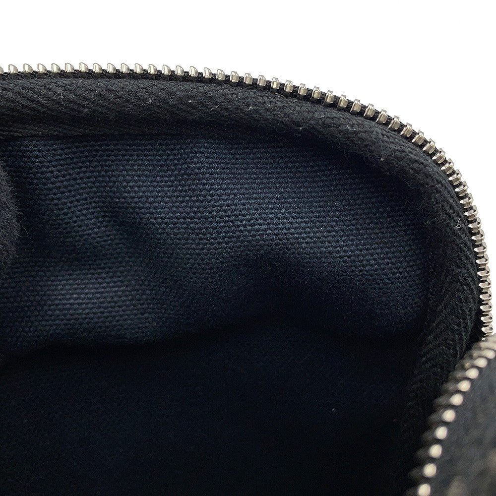 LOEWE Repeat Anagram Camera Bag Pochette Shoulder Bag Charcoal Grey/BlackB604Z80X01 Canvas Size Mini