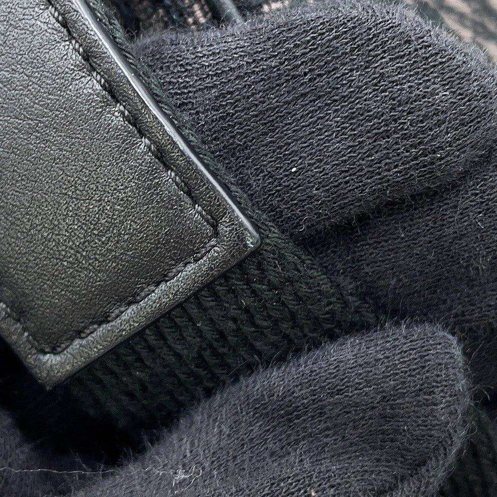 LOEWE Repeat Anagram Camera Bag Pochette Shoulder Bag Charcoal Grey/BlackB604Z80X01 Canvas Size Mini