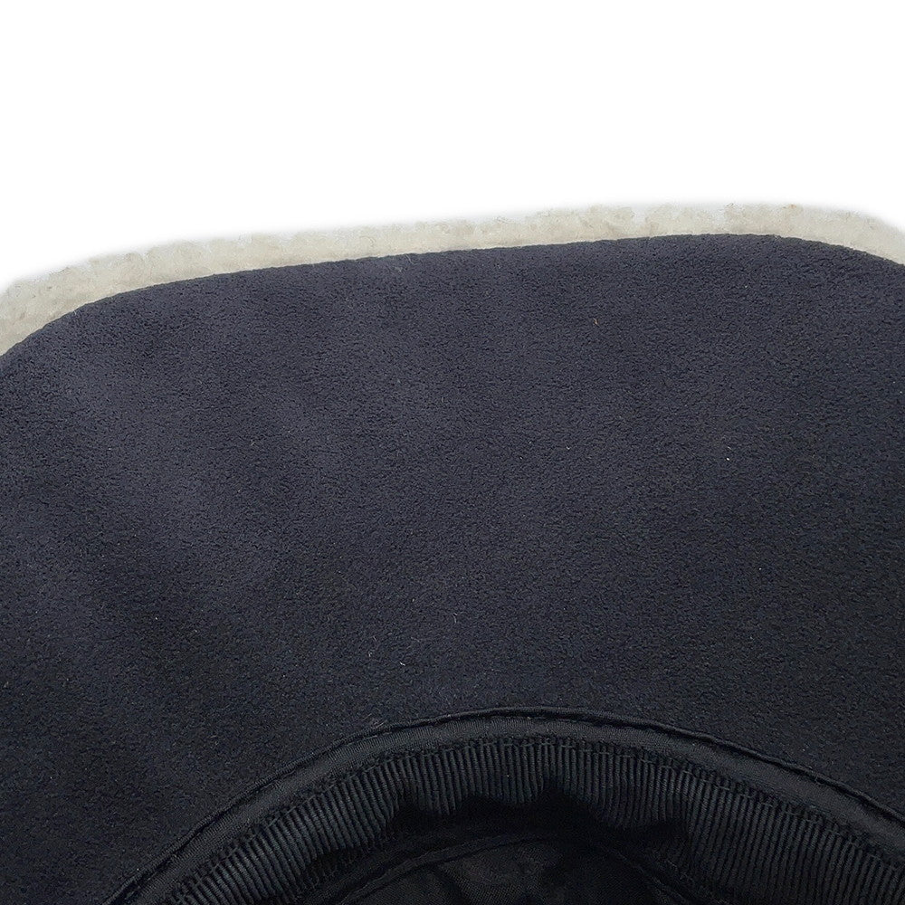 LOUIS VUITTON Sharing Cap Size M NoirM00493 Outer material: 100% Lamb Leather