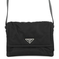 PRADA Small Padded Re-Nylon Shoulder Bag Black1BD313 Nylon Leather