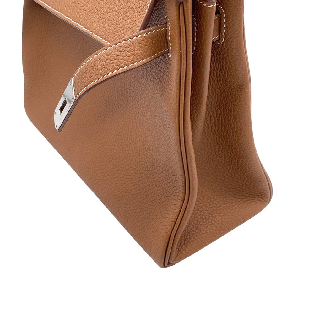 HERMES Kelly Retourne Gold Togo Leather Size 28