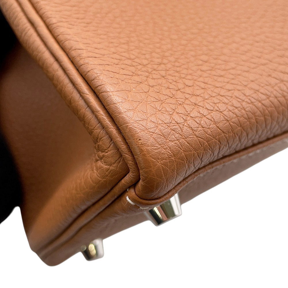 HERMES Kelly Retourne Gold Togo Leather Size 28